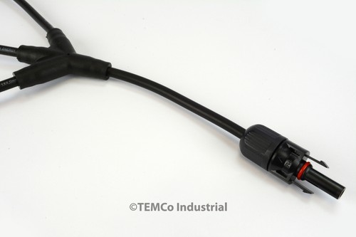 Conector de panel solar TEMCo Y 1 a 3 ramas divisor MMMF FFFM T - Imagen 2 de 17