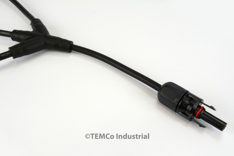 TEMCo Y 1 to 3 Branch Solar Panel Connector MMMF FFFM T Splitter | eBay