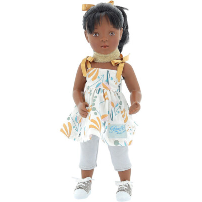 Petitcollin Minouche Roxane schwarze Puppe 34 cm