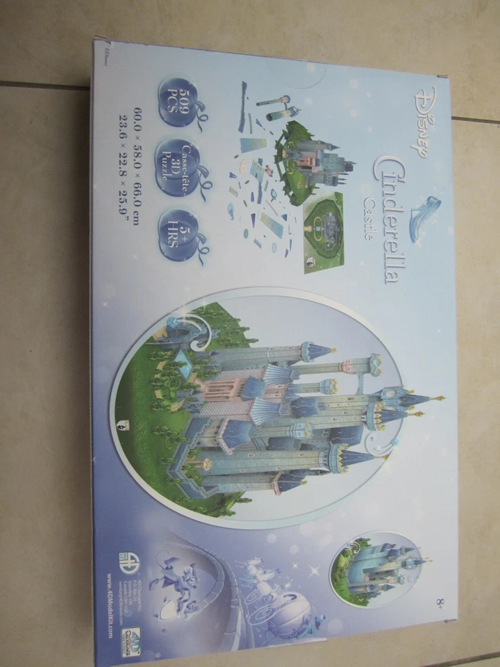 Nuevo Disney Princesa Castillo de Cenicienta Rompecabezas 3D Kit Modelo de Papel Foto 3 de 3