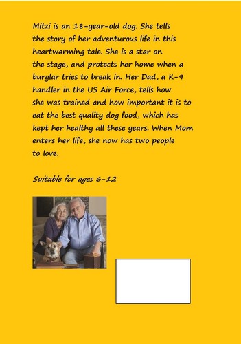 Mitzi: Tale of a Dog. Signed/personally inscribed paperback. PRICE REDUCED. - Picture 5 of 5