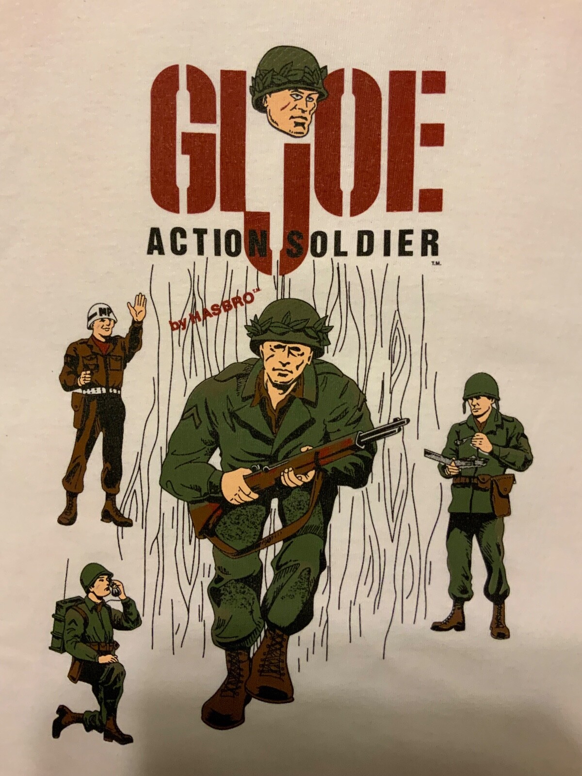 GI JOE ACTION SOLDIER T-SHIRT 1964, 1965, 1966, 1967, 1968 SPECIFY SIZE