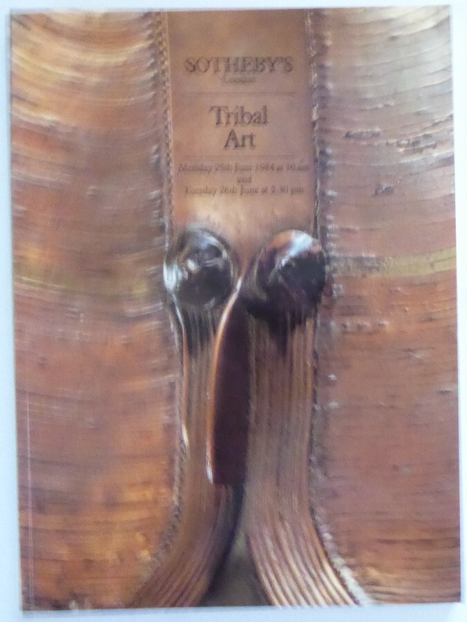 Auction Catalogue Sotheby's London Tribal Art June 25 & 26, 1984