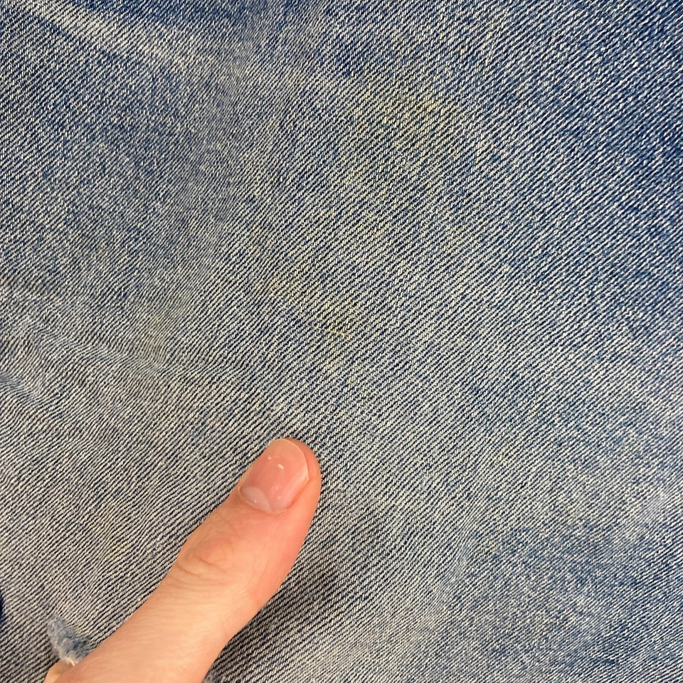 Vintage Volcom Denim Shorts Mens XL Blue Distressed Rips 90s Streetwear 11710 - Image 4 of 4