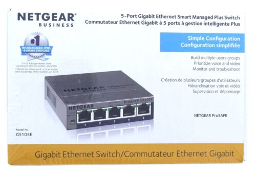 Netgear ProSAFE 5-port Gigabit Ethernet Plus Switch