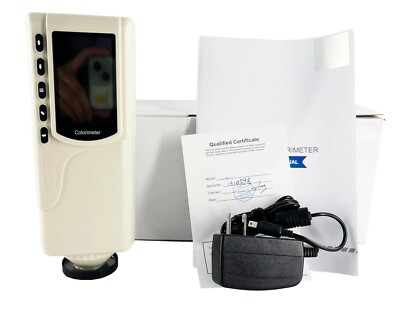 Digital Color Meter with Aperture 4mm llluminant D65 8°/d ΔE* ab  0. 03