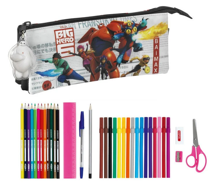 Disney Big Hero 6 Baymax Riesiges Robowabohu Stifte-Etui 34-teilig Federmappe