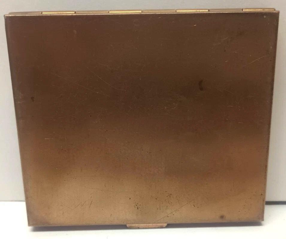 Awesome Metallic Green Crown Tri-fold Pocket Mirror Compact - Image 3 of 4