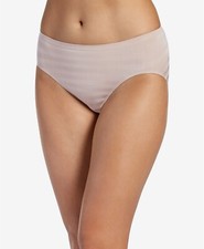 Jockey Women's 243468 Comfies Seamfree Hi-Cut Panty Nude Underwear Size 9
