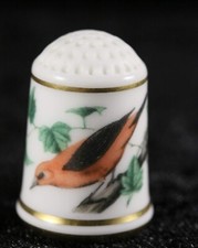 China Thimble Franklin LTD Edition 1979 Garden bird British Birds LOT N