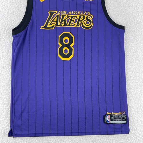NBA Los Angeles Lakers Kobe Bryant 8 Lore Series Trikot Lila Gold Größe XXL - Bild 6 von 12