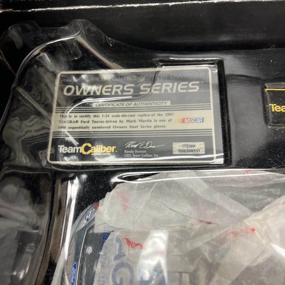 Ford Taurus Jeremy Mayfield #12 Team Calibre nuevo Mobil One 2001 coche coleccionable Foto 3 de 4