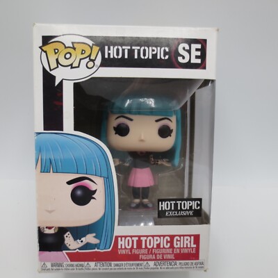 Funko Pop Hot Topic SE Hot Topic Girl Hot Topic Exclusive Box Damage
