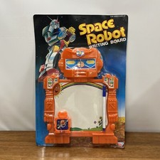 Vintage 1985 Space Robot Writing Board New On Card Retro TV Movie Prop