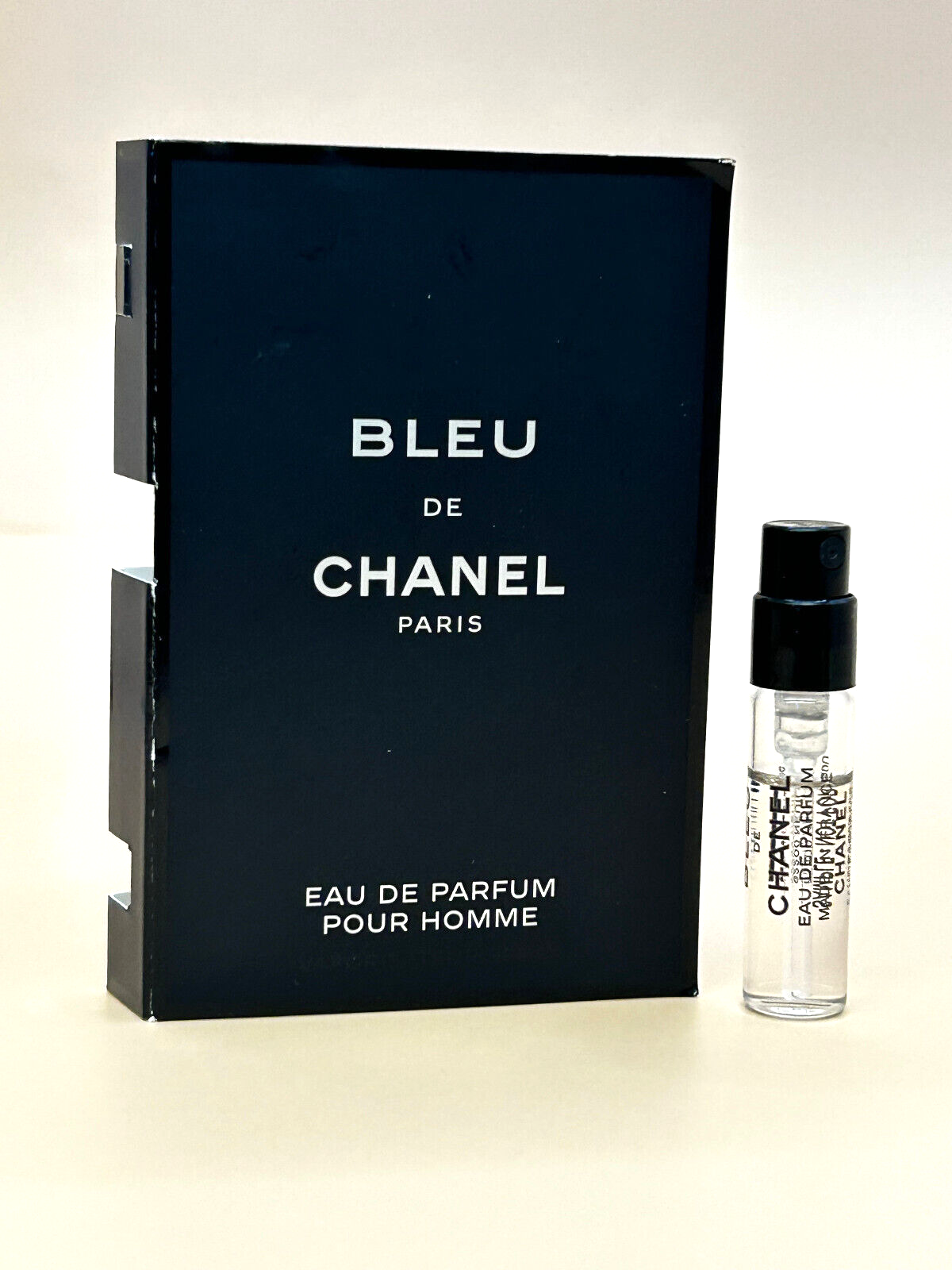 Chanel Bleu de Chanel Men's Eau de Parfum Spray Vial Card (1.5ML