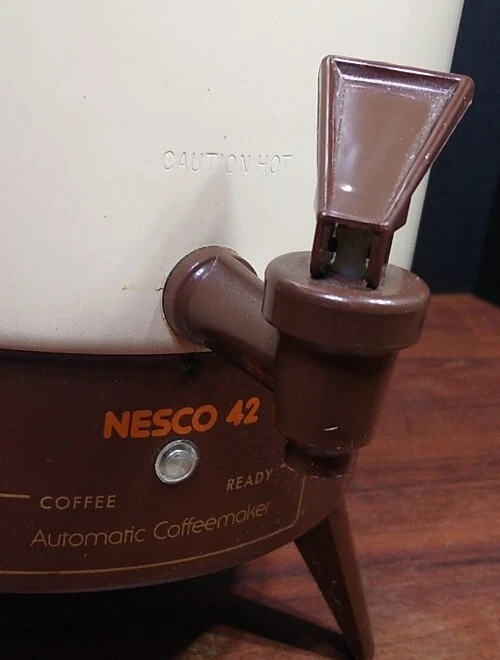 Vintage Nesco 42 Cup Automatic Coffee Maker Aluminum Electric Percolator - Image 3 of 4