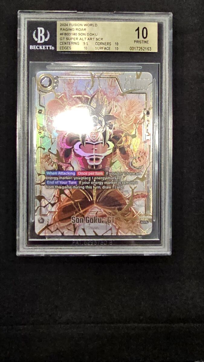 BGS 10 Dragon Ball Fusion World Raging Roar Son Goku Gt Fb03 BGS 10 Dragon Ball Fusion World Raging Roar Son Goku Gt Fb03