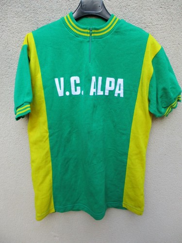 Maillot cycliste bleu vintage 70's TURINO shirt trikot jersey