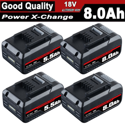 1-4x 8.0Ah Ersatzakku Für Einhell 18V Akku POWER X-CHANGE Lithium PXC Batterien