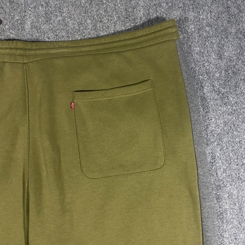Levi's Jogger Fleece Sweatpants Adult 4XLT 4XL Big Tall Olive Green Gray Stripe - Picture 18 of 23