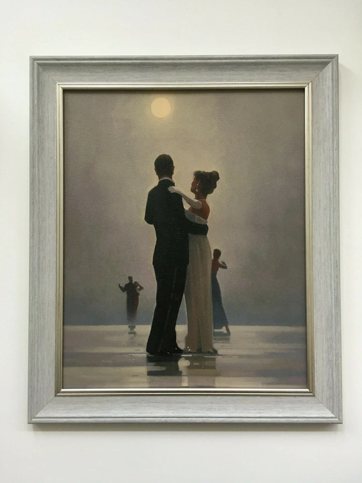 Dance Me to the End of Love Jack Vettriano Enmarcado Lona Estampado 51cm x 43cm Gris Foto 2 de 4