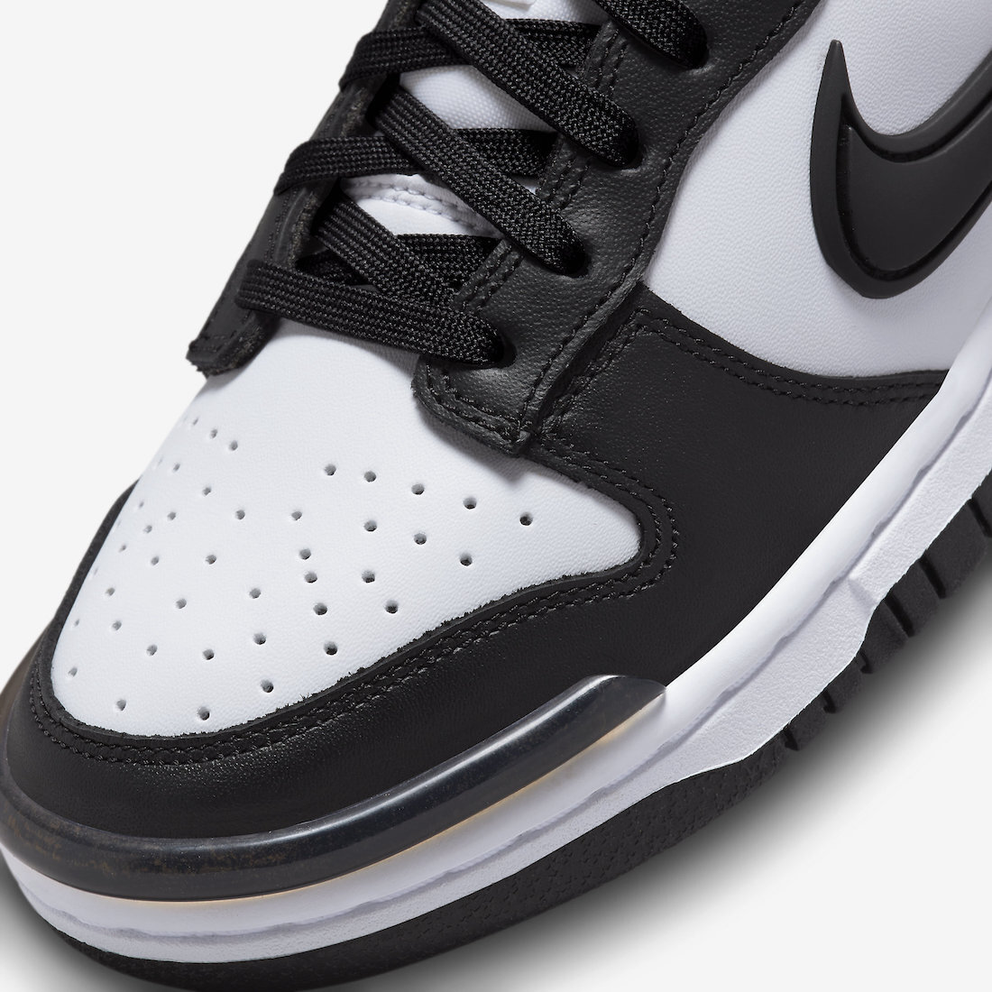 Women's Nike Dunk Low Twist Panda Black White DZ2794-001 sz 9.5 | eBay