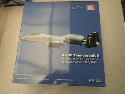 Hobbymaster HA1333 1:72 A-10C Thunderbolt II ''Tiger Sharks'' Moody AFB Sealed