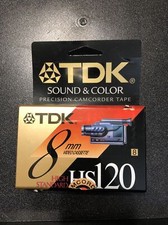 TDK 8mm Video Cassette HS120 High Standard 120 Minute Tape