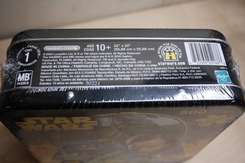 Star Wars Darth Vader Shaped Puzzle 2 Sided 500 Pieces In Tin New Sealed - Picture 3 of 5