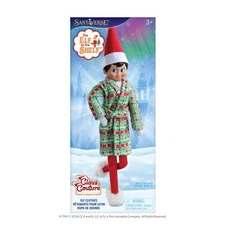 The Elf on the Shelf Claus Couture Snuggly Robe and Slippers Set – Cozy
