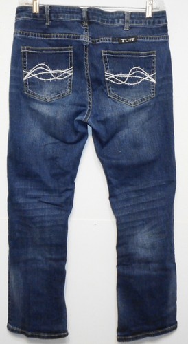 Cowgirl Tuff Women's Jeans Size 14 33X31 Blue Mid Rise DFMIHO Don't Fence Me In - Picture 3 of 6