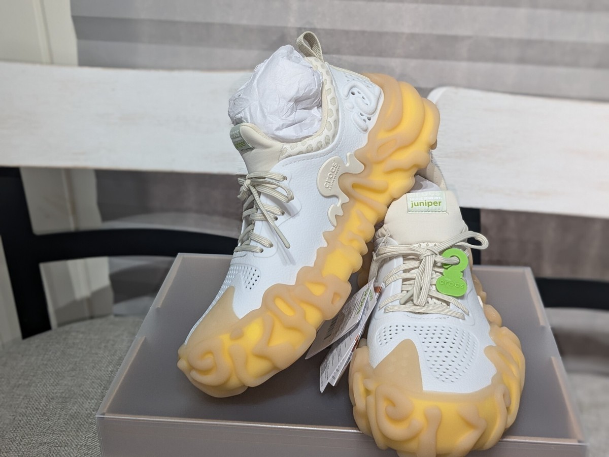 Size 7 M Crocs Pollex Juniper x Salehe Bembury Tahini 100
