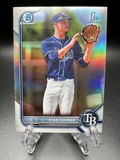 2022 1st Bowman Draft Chrome Refractor #BDC-81 Ryan Cermak    Tampa Bay Rays *1