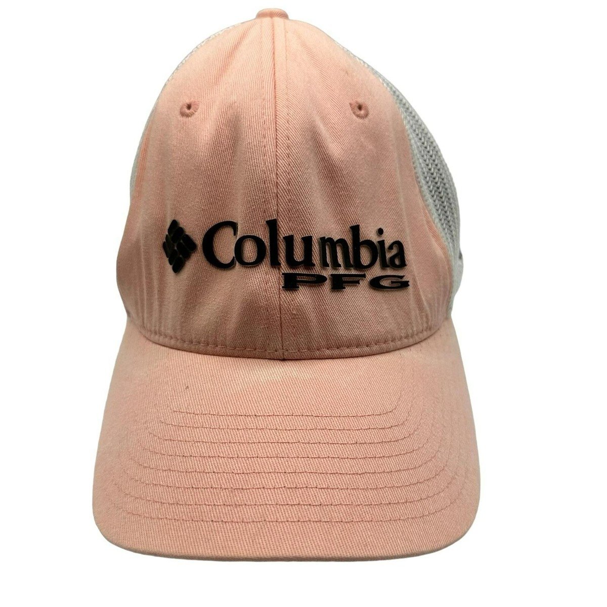 Columbia Unisex PFG Logo Mesh Snap Back Hat - Low Crown Fishing Cap, Ventilated Back, Sun Protection