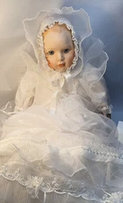 Porcelain Doll "A Christening Doll" (958) 18"(46cm) by The Danbury Mint