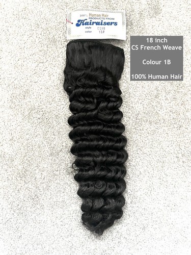 100% CAPELLI UMANI - 18 POLLICI - PARRUCCHIERI CS TESSUTO FRANCESE - Foto 3 di 26