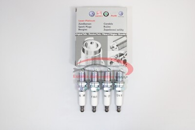 NGK Spark Plugs 4 x 1675 (PFR7S8EG) / 06H905601 For Volkswagen