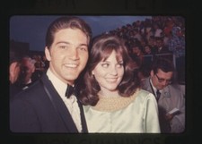 Paul Petersen Lesley Ann Warren Hollywood Event Pose Original 35mm Transparency