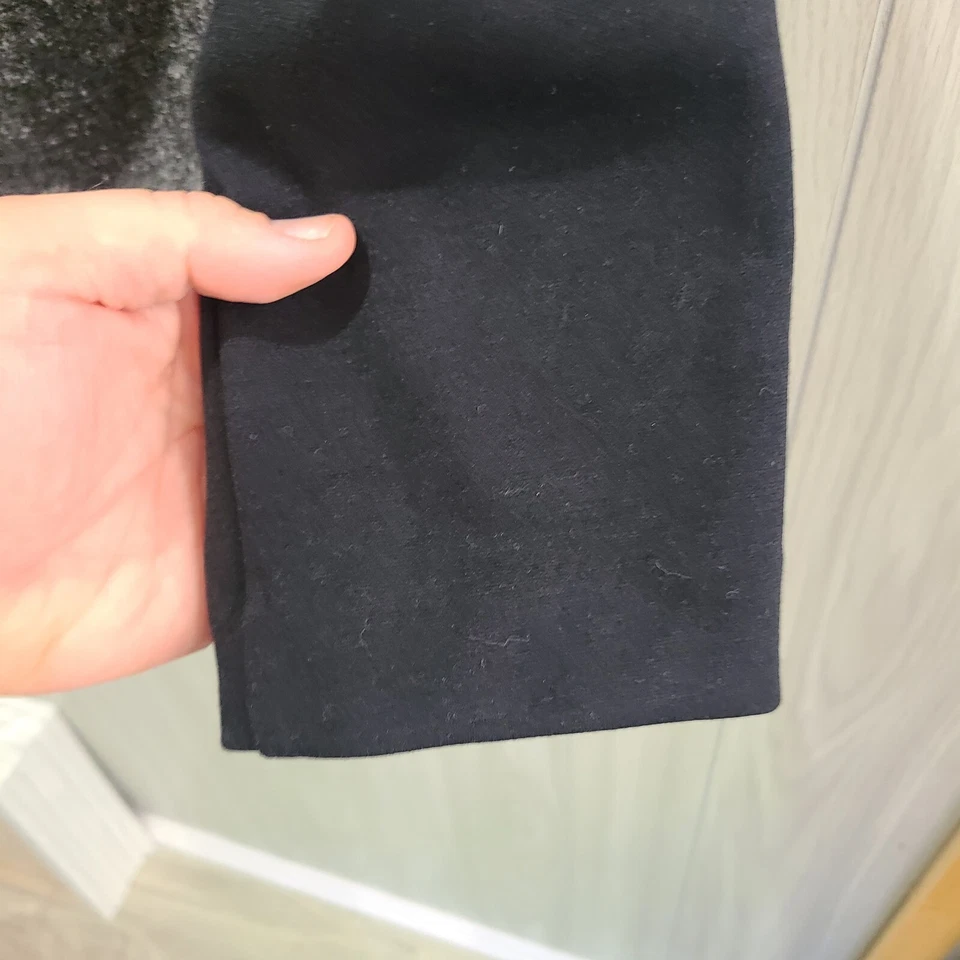 Worthington Women's Wool Black Gray Long Sleeve Full Zip Moto Jacket Size XL  - Image 2 of 4