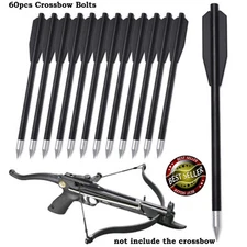 6.3" Plastic Crossbow Bolts Mini Arrows Vanes Pistol Bow Archery Hunting Target