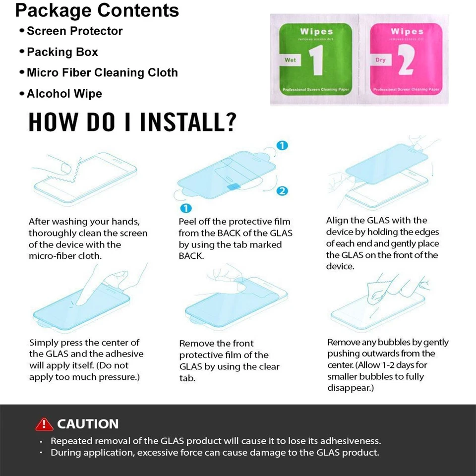 Protector de pantalla de película de vidrio templado para Sony Xperia E5 Foto 4 de 4