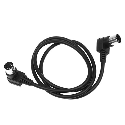 Double 90 Degree Right Angle MIDI 5 PIN Male To MIDI 5Pin DIN Plug Cable Adapt f - Afbeelding 7 van 11