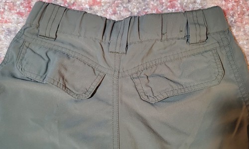 Boy Scouts Olive Green Uniform Belted Cargo Shorts-100% Supplex Nylon-Youth M - Picture 8 of 13