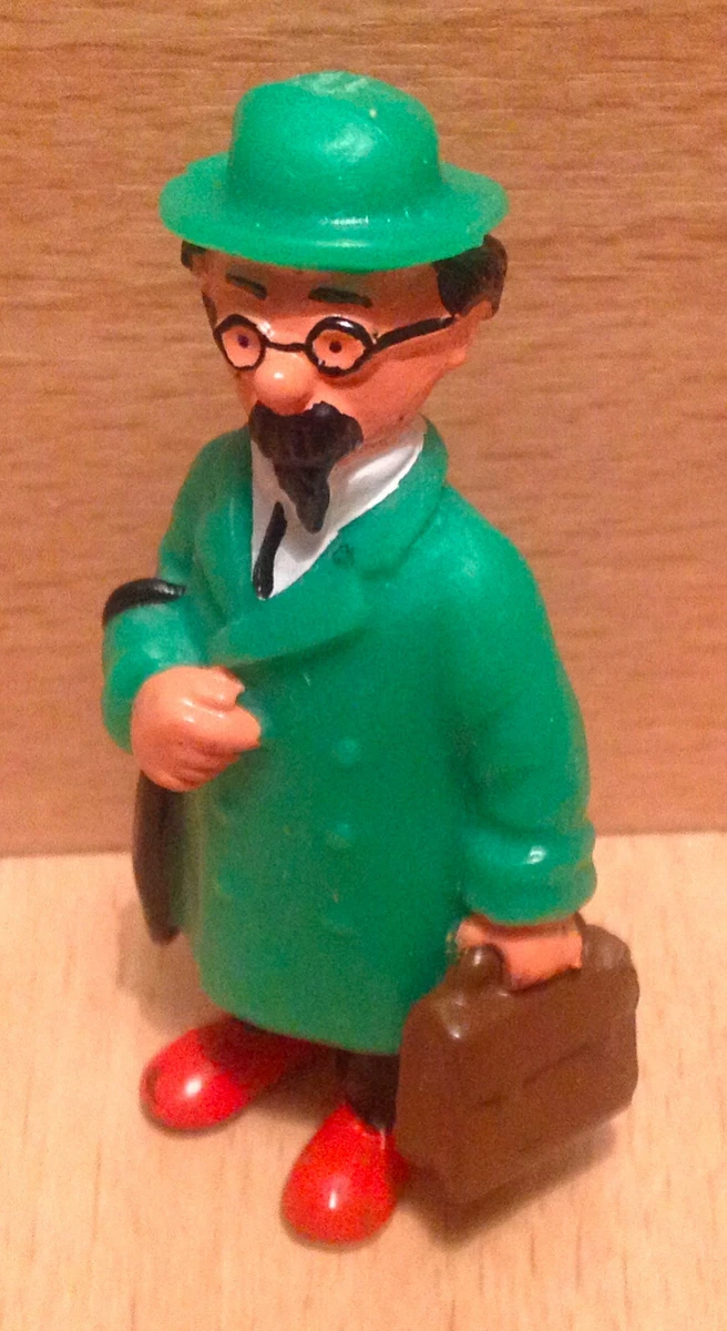FIGURINE PVC COMICS SPAIN TINTIN KUIFJE HERGE LE PROFESSEUR TOURNESOL COMICSPAIN
