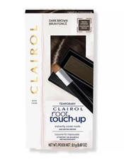 Clairol Root Touch-Up Temporary Concealing Powder, Dark Brown Hair Color, Pack
