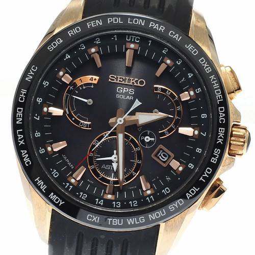 Seiko Astron GPS Solar Radio Men's Watch SBXB055 8X53-0AC0-2 Used