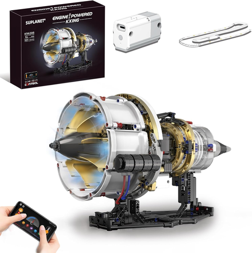 Build Your Own Turbojet Engine Model Kit 564 PCS STEM Toy For Teens & Adults