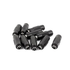 10 Pcs DC Power Female to Female Jack Adapter 2.1x5.5mm Connector