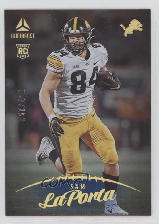 2023 Panini Luminance Rookie Blue 57/150 Sam LaPorta #131 Rookie RC 13g1