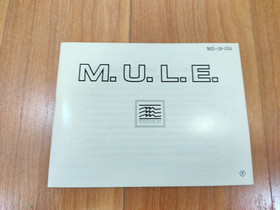Vgc BOX CIB M.U.L.E. Mule 100% complete in nintendo nes lot NICE